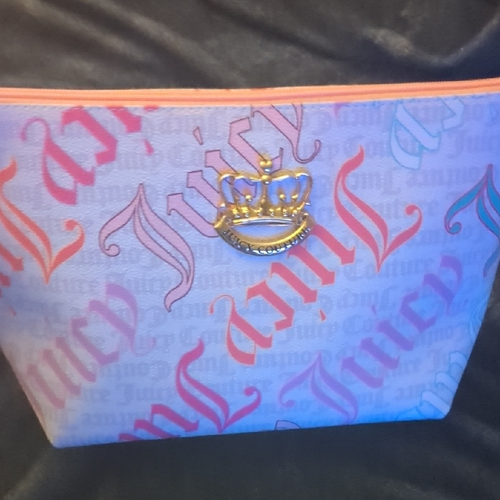 ✨NEW✨Juicy Couture Colorful Logo Pouch with Gold Crown
